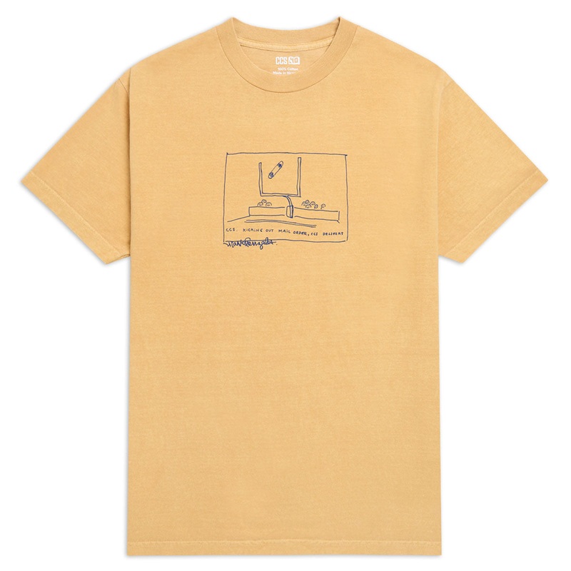 CCS Gonz 2001 Reissue T-Shirt – Faded Mustard