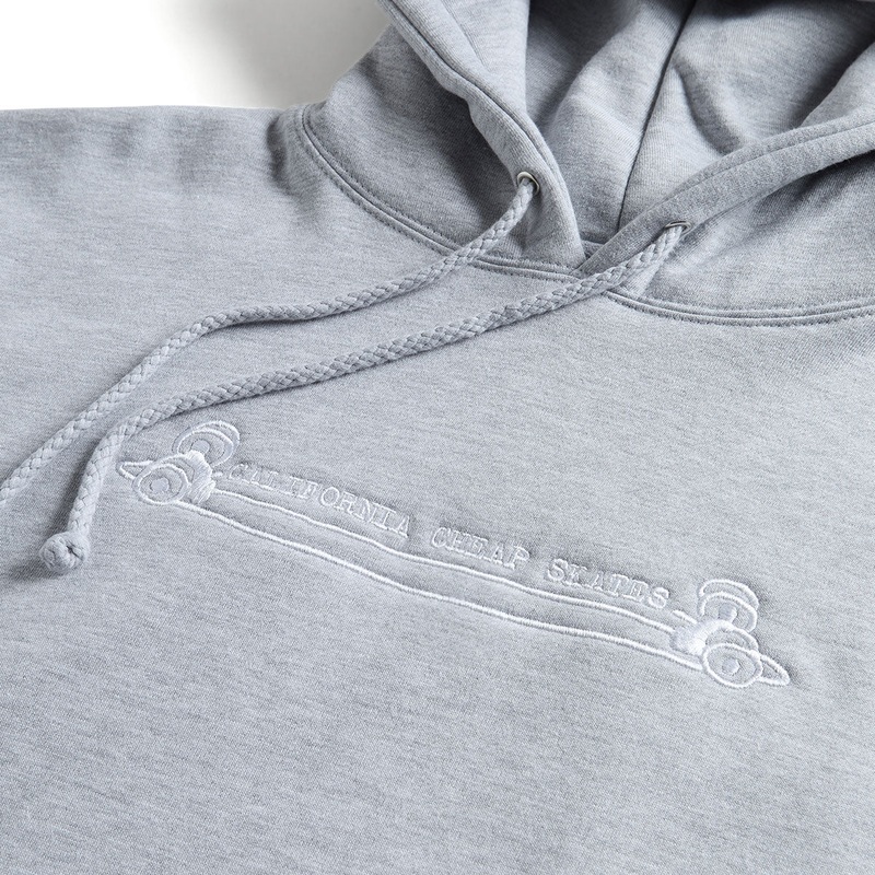 CCS Heritage Cheap Skates Hoodie – Grey/White – MD