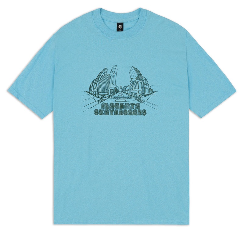 Magenta 3D T-Shirt – Blue
