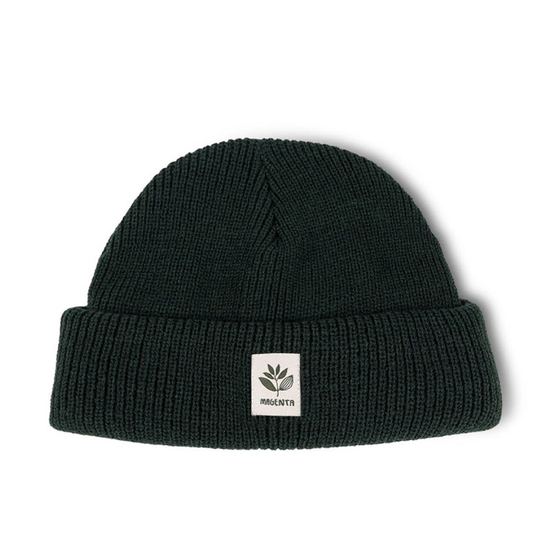 Magenta Fam Beanie – Forest Green