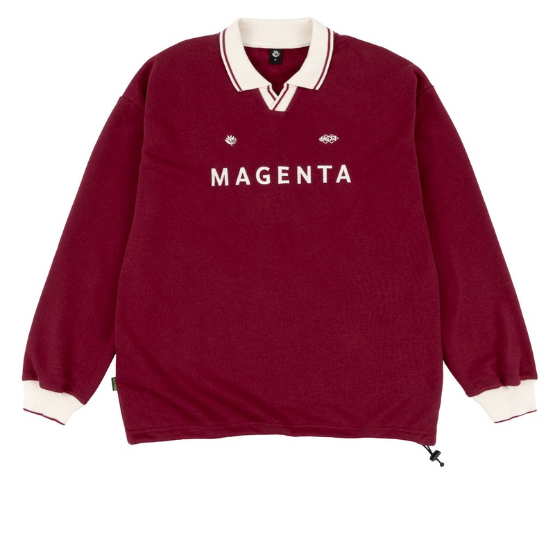 Magenta Rimet Polo Shirt – Burgundy