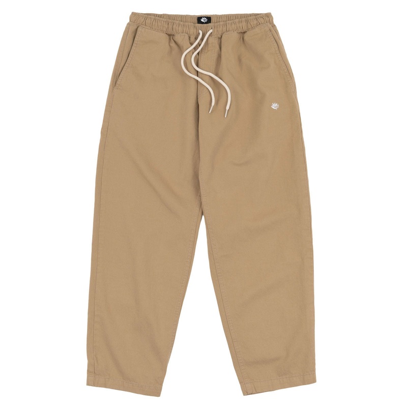 Magenta Slack Pants – Beige