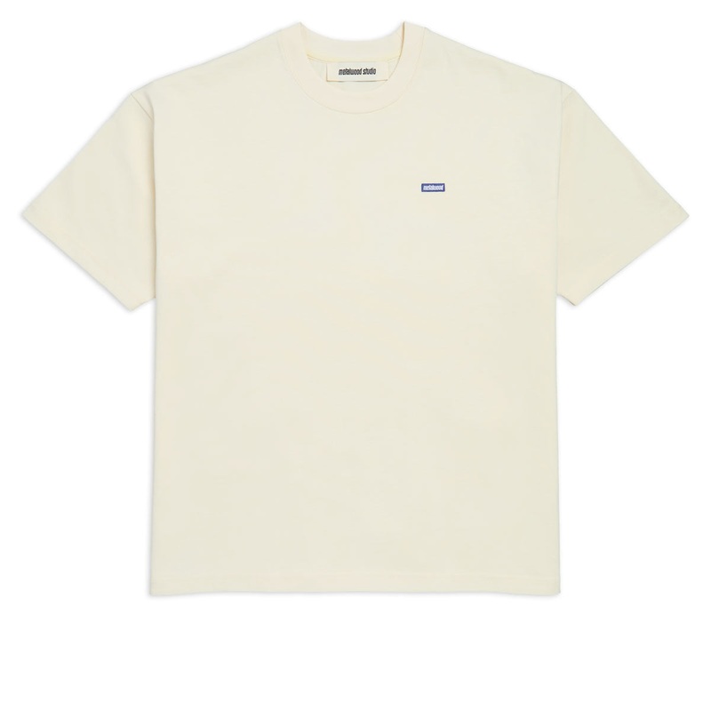 Metalwood Heavyweight Mini Metal Logo T-Shirt – Bone II