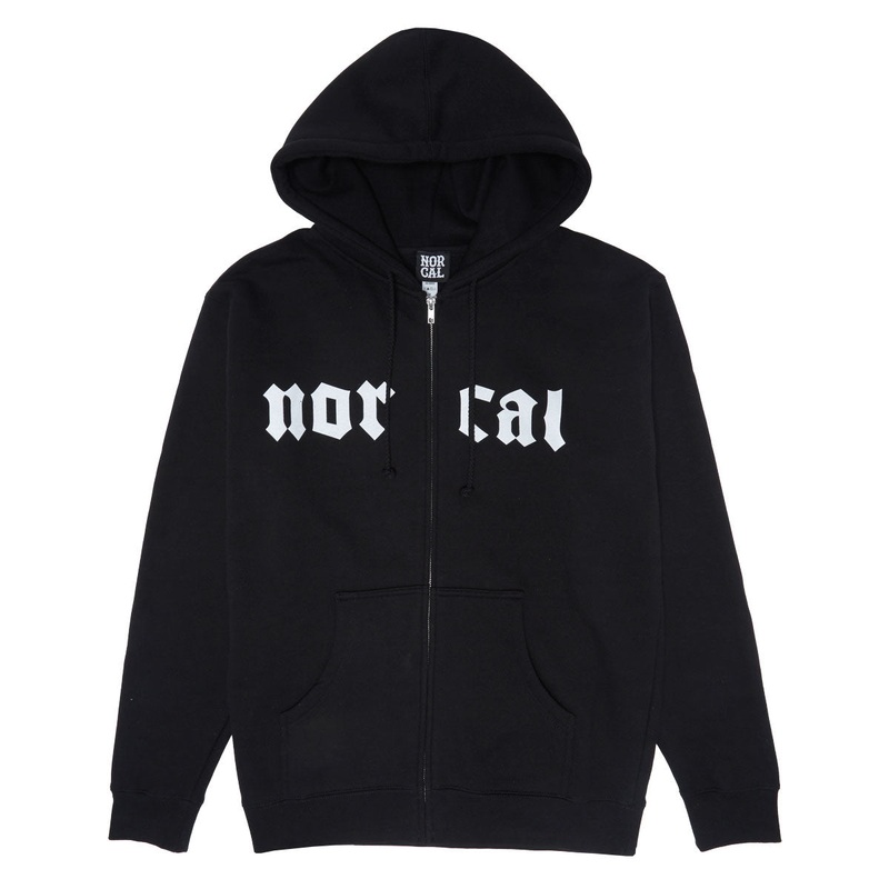 Nor Cal Medieval Zip Hoodie – Black