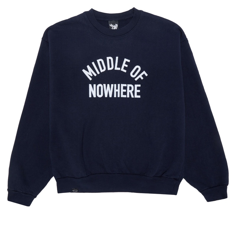 The Quiet Life Middle Of Nowhere Applique Sweatshirt – Navy