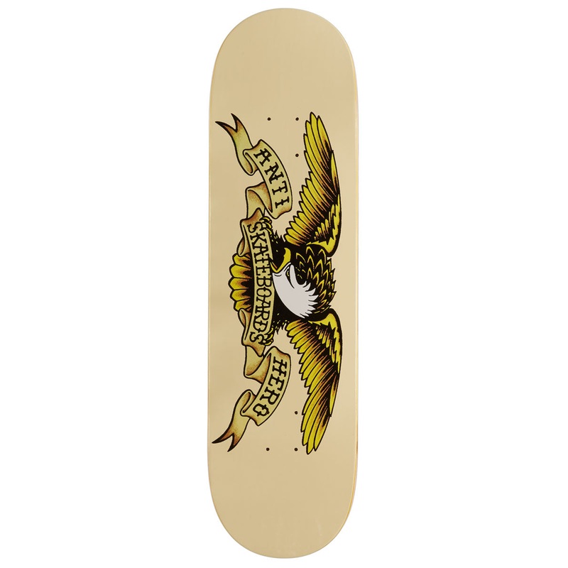 Anti-Hero Classic Eagle Skateboard Deck – Cream – 8.62