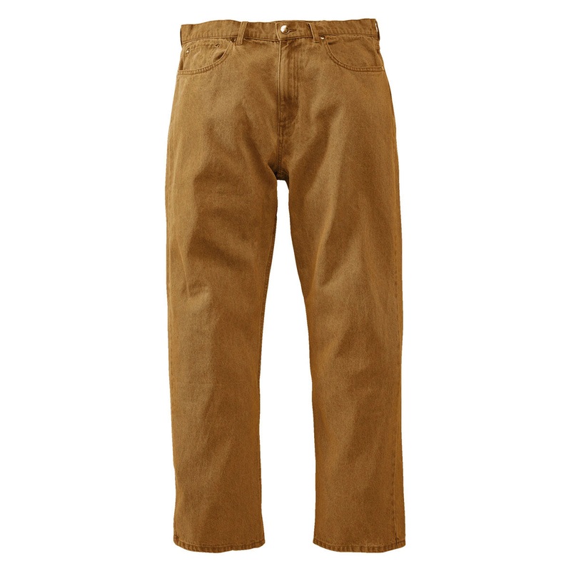 eS Baggy Denim Jeans – Brown