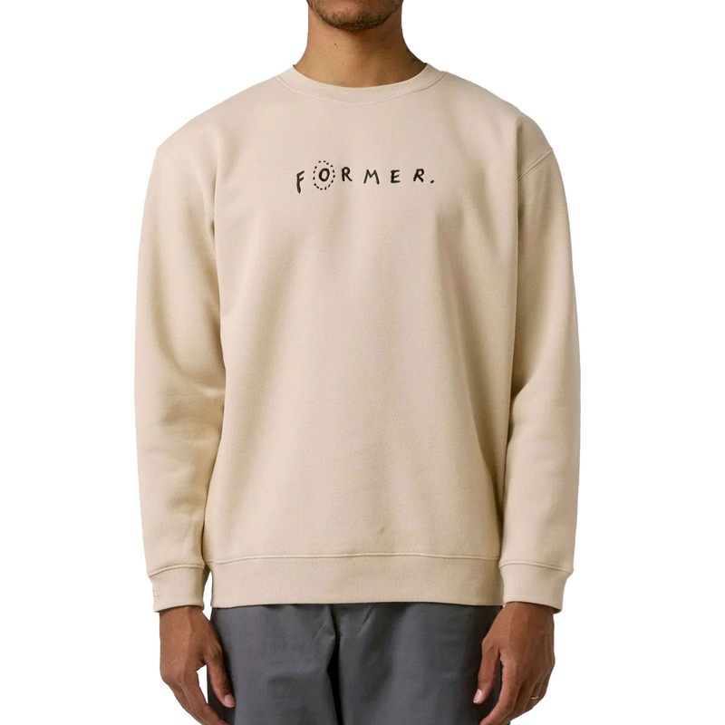 Former Skittish Crew Sweatshirt – Bone