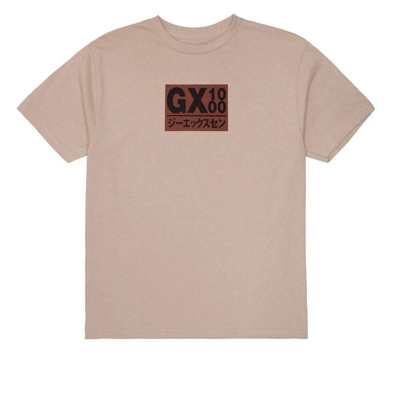 GX1000 Japan T-Shirt – Sand/Brown Font