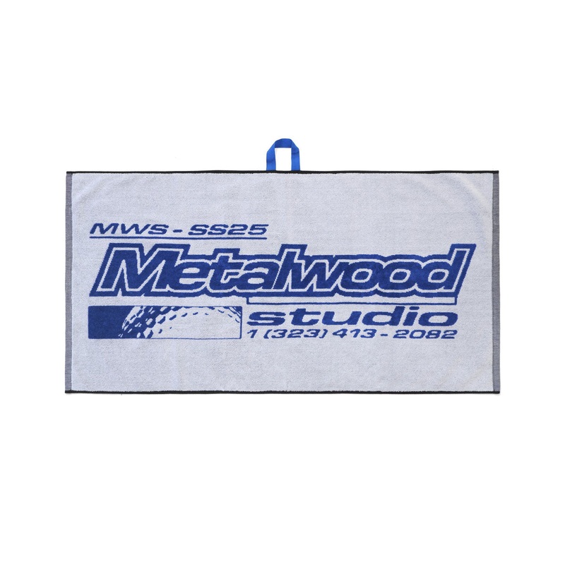 Metalwood La Brea Shop Caddie Towel – White
