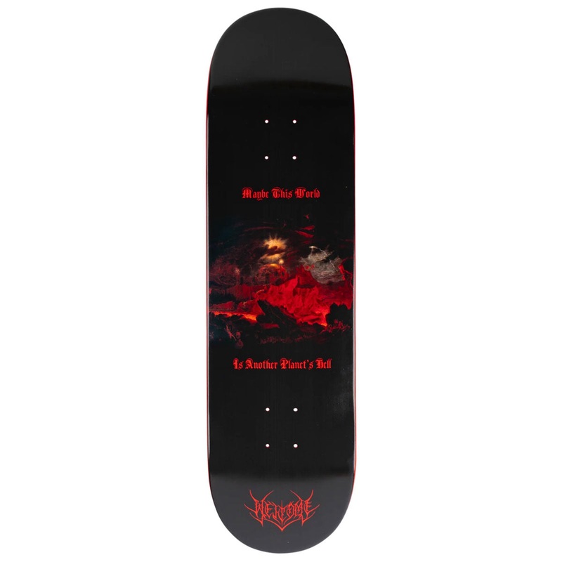 Welcome Depths Skateboard Deck – Red Dip – 8.75
