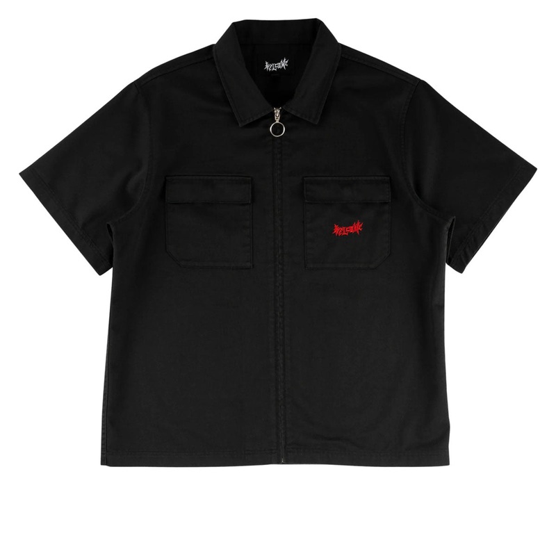 Welcome Fallen Angel Work Shirt – Black