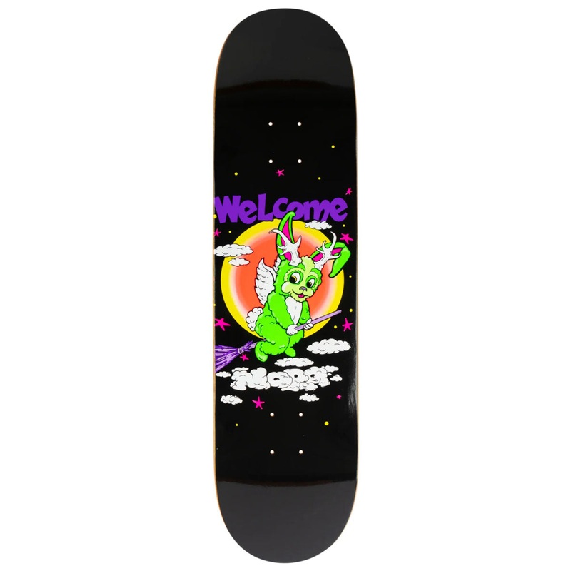 Welcome Full Moon Nora Skateboard Deck – Black – 8.25
