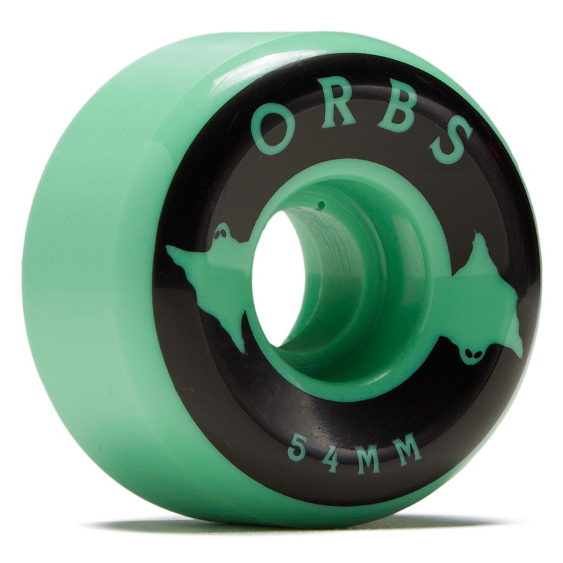 Welcome Orbs Specters Conical 99A Skateboard Wheels – Mint – 54mm