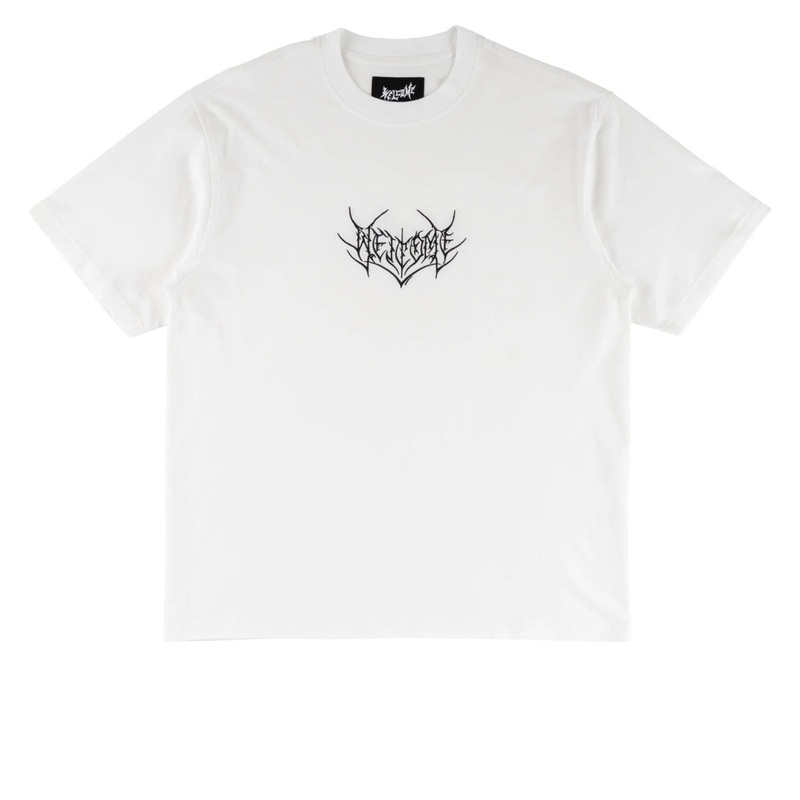 Welcome Splinter Knit T-Shirt – White