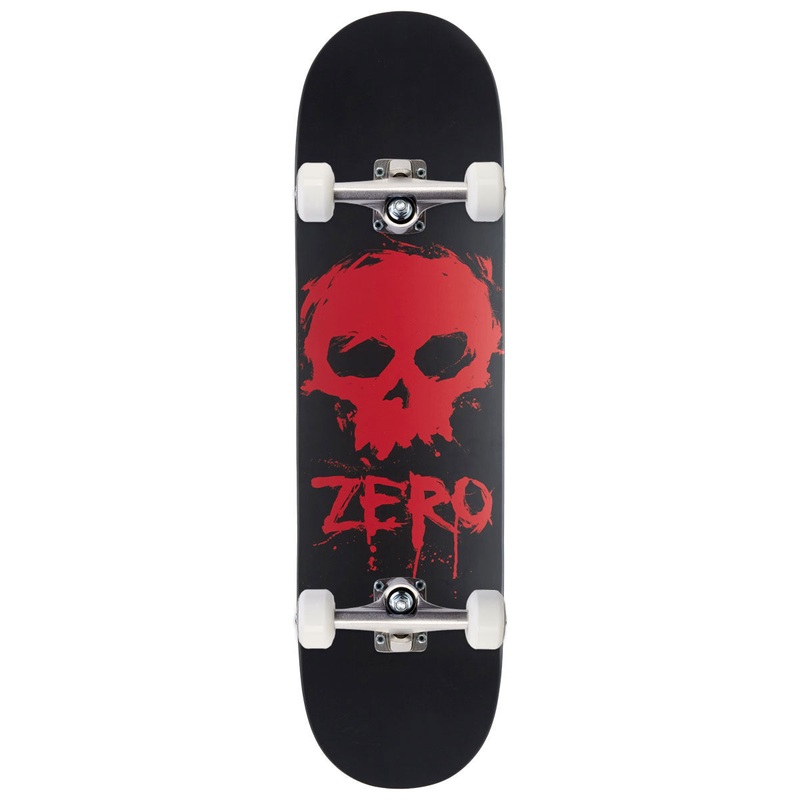 Zero Blood Skull Skateboard Complete – Black Dipped – 8.50