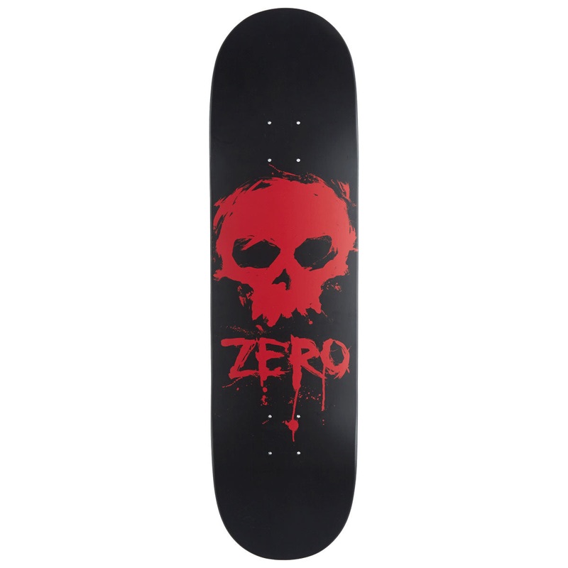 Zero Blood Skull Skateboard Deck – Black Dipped – 8.50