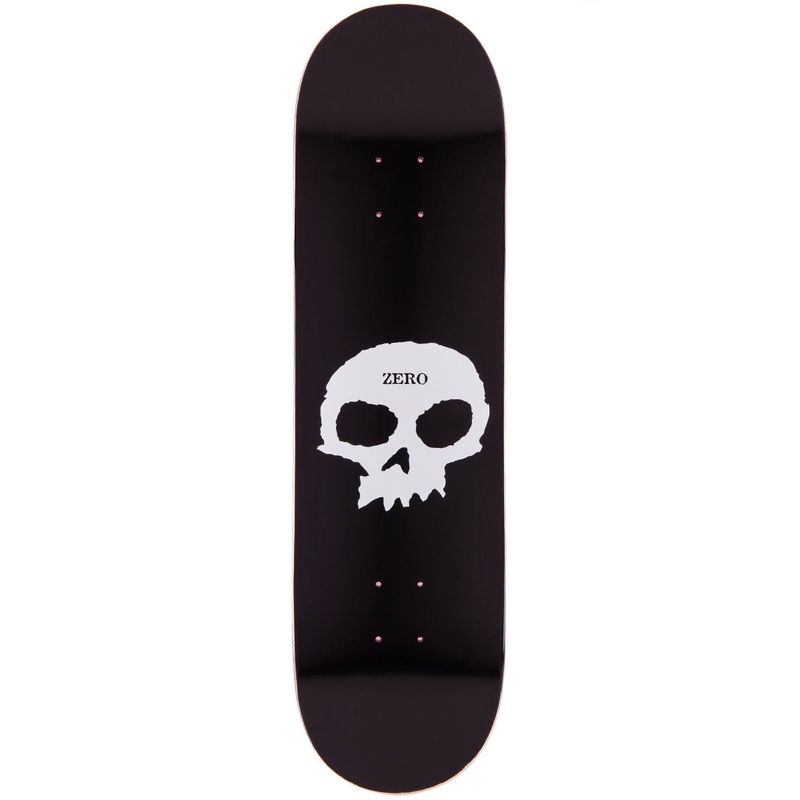Zero Single Skull Skateboard Deck – 8.00