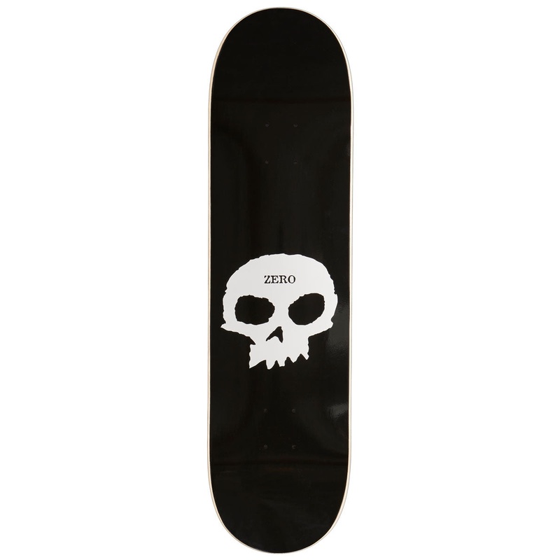 Zero Single Skull Skateboard Deck – 8.25