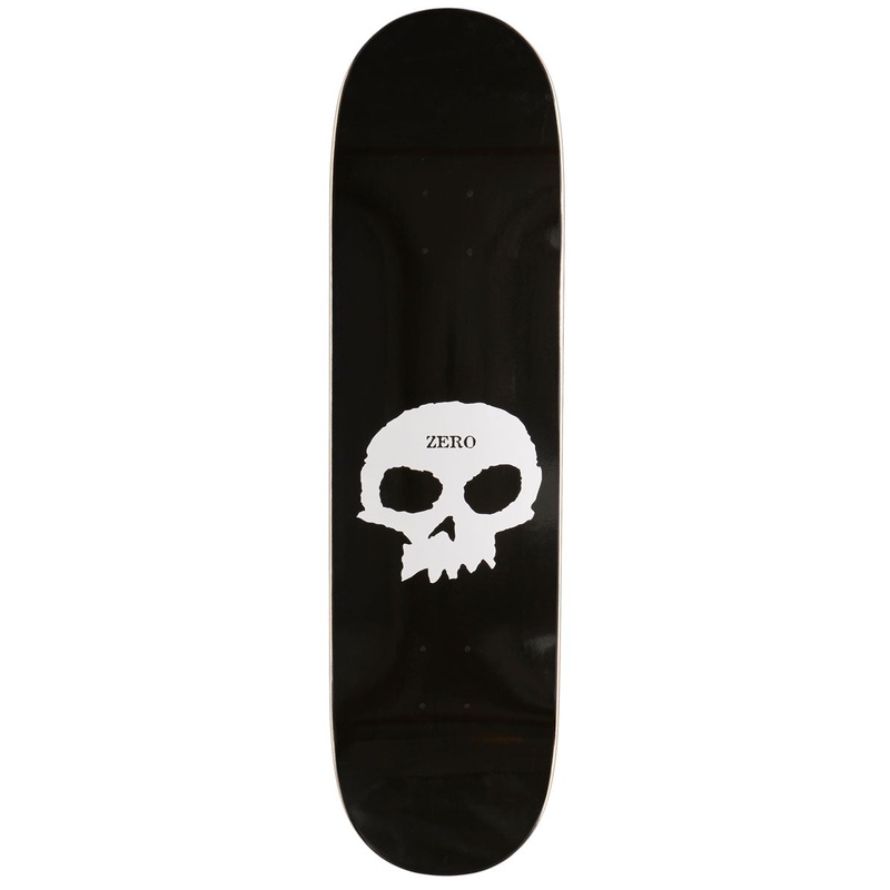 Zero Single Skull Skateboard Deck – 8.50