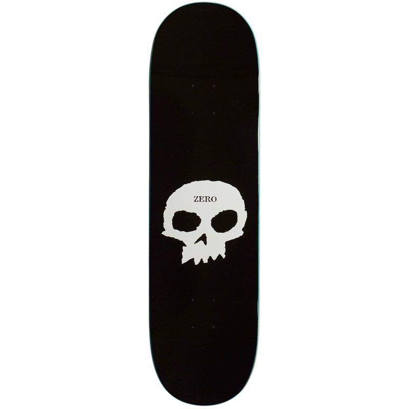 Zero Single Skull Skateboard Deck – 8.75