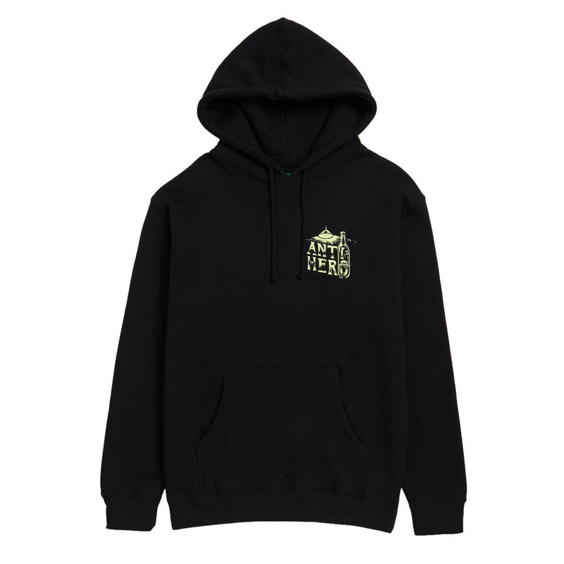 Anti-Hero Carnales Reposado Hoodie – Black/Pale Yellow Prints