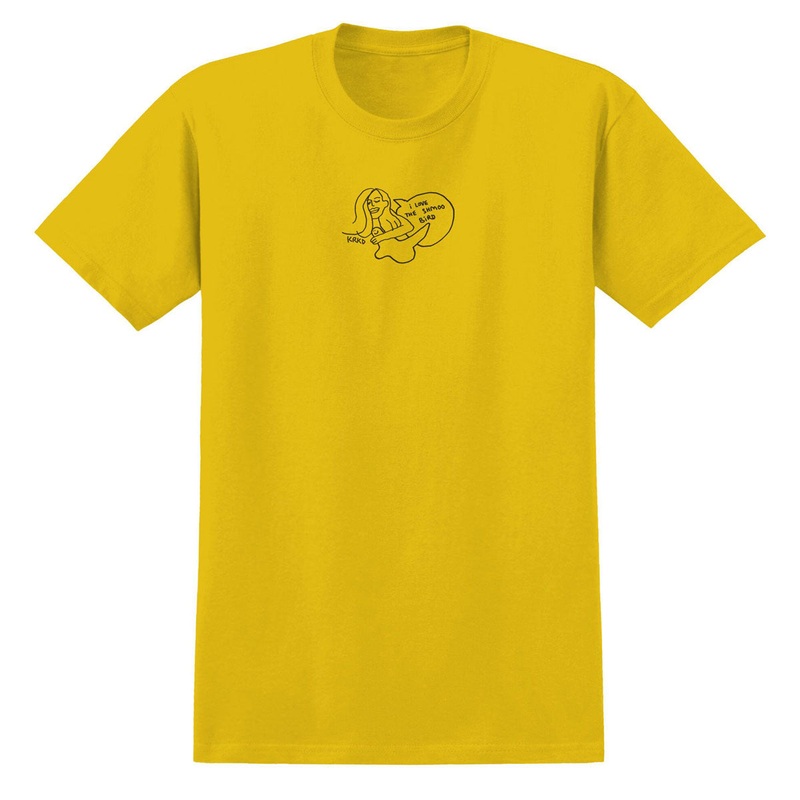 Krooked Love Bird T-Shirt – Gold/Black Print
