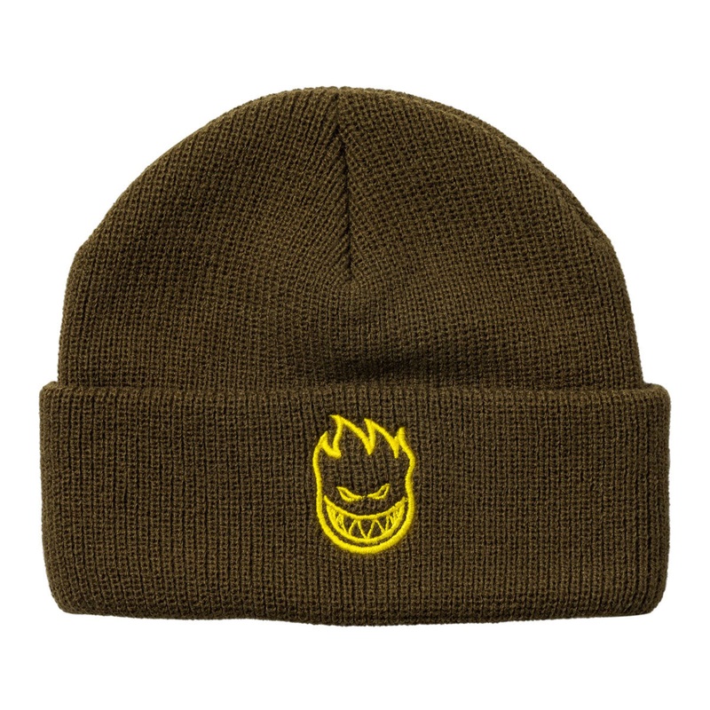 Spitfire Bighead Beanie – Brown/Gold