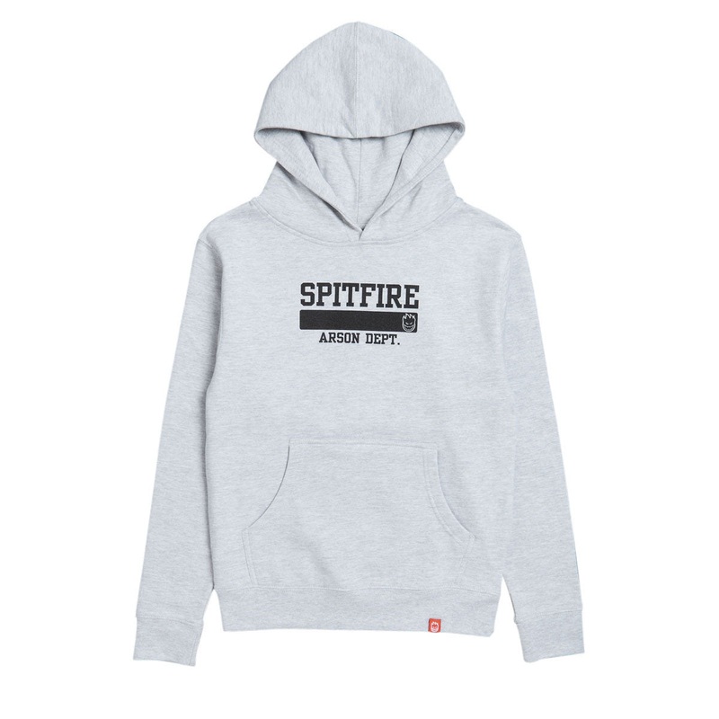 Spitfire Youth Arson Dept. Hoodie – Grey Heather/Black Print