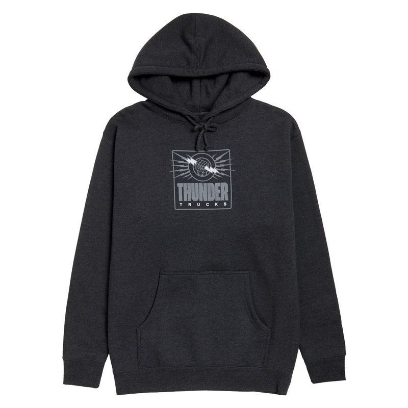 Thunder Live Wire Hoodie – Charcoal Heather/Black/Grey Print