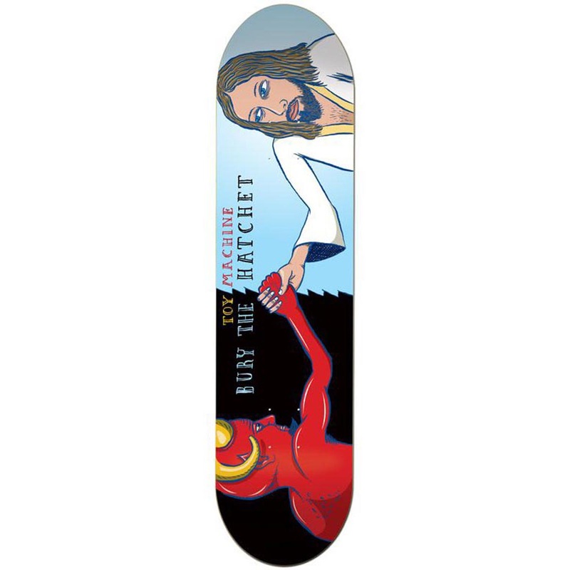 Toy Machine Bury The Hatchet Symmetrical Skateboard Deck – 8.25