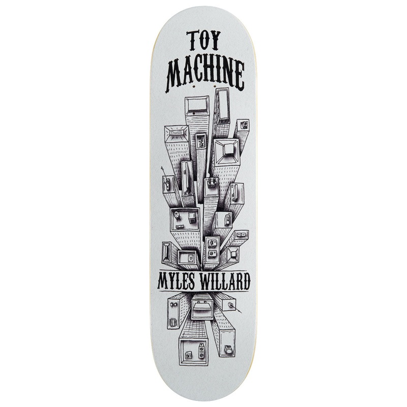 Toy Machine Willard City Skateboard Deck – 8.38