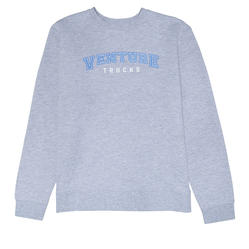 Venture Arch ’04 Sweatshirt – Grey Heather/Blue/White Print