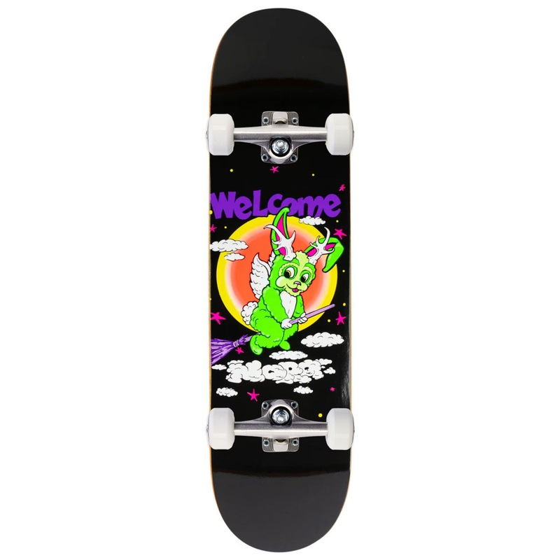 Welcome Full Moon Nora Skateboard Complete – Black – 8.25