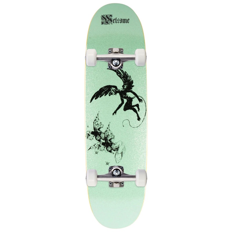 Welcome Paradox Nick Garcia On A Son Of Boline Skateboard Complete – Mint Glitter – 8.80