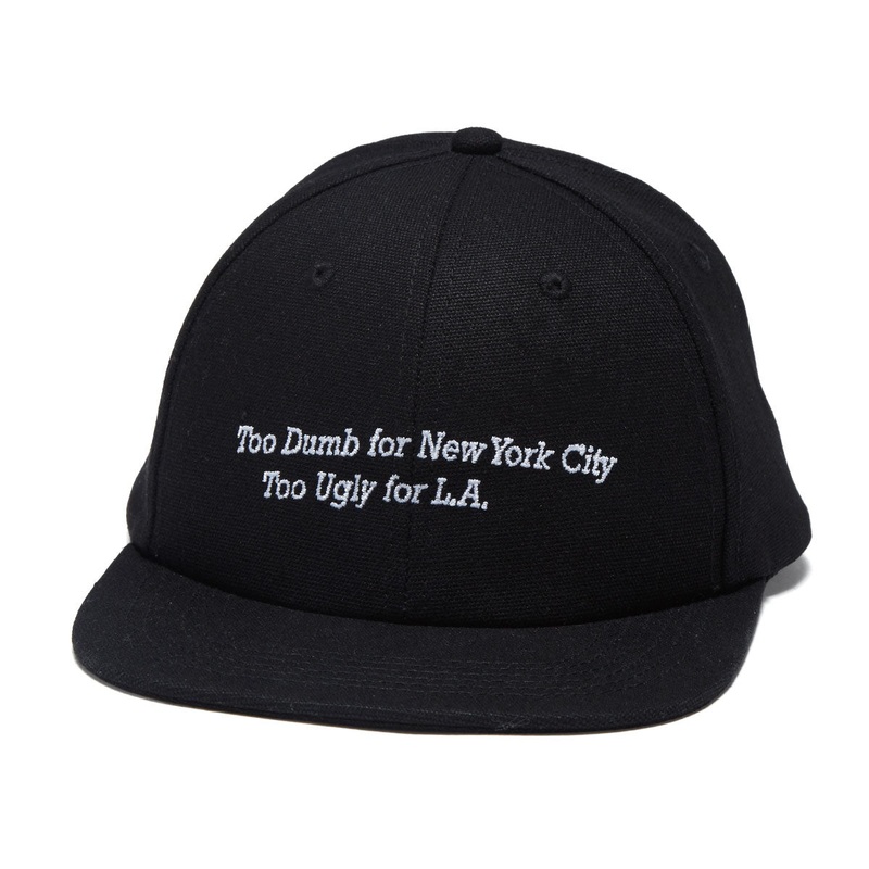 Chocolate x Waylon Too Dumb 6 Panel Hat – Black