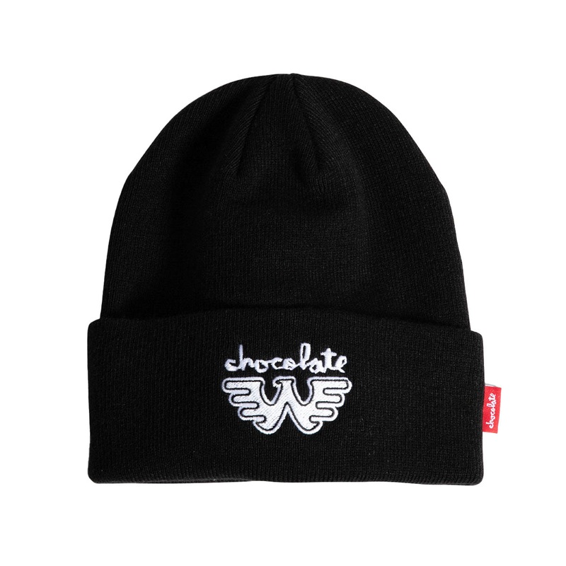 Chocolate x Waylon W Tight Cuff Beanie – Black