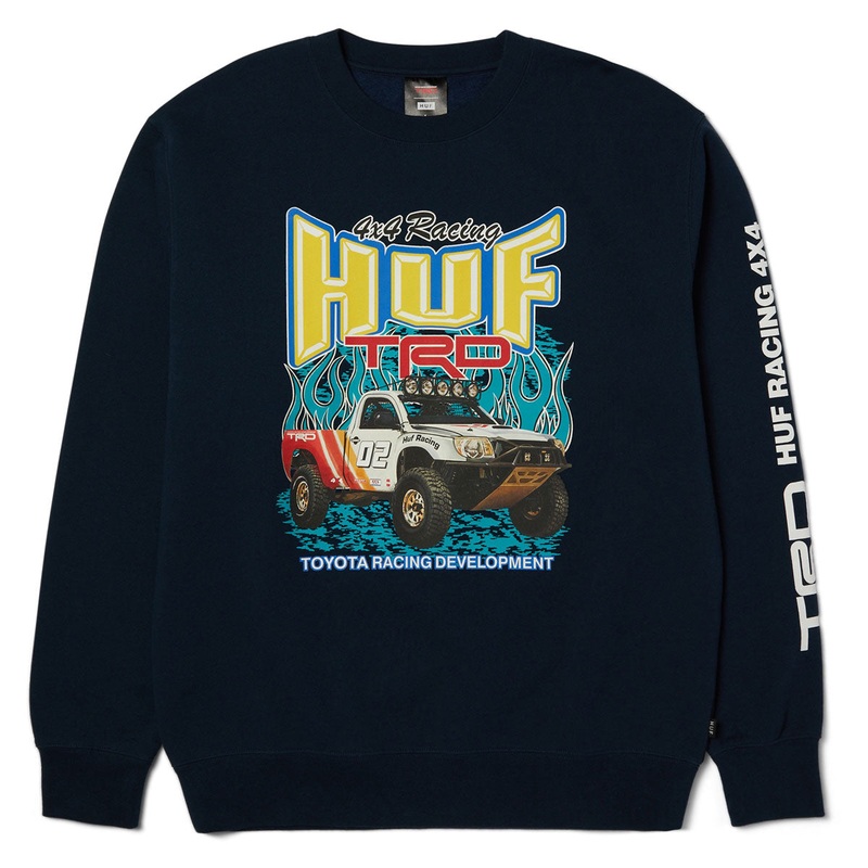 Huf x Toyota TRD Pit Crew Sweatshirt – Navy