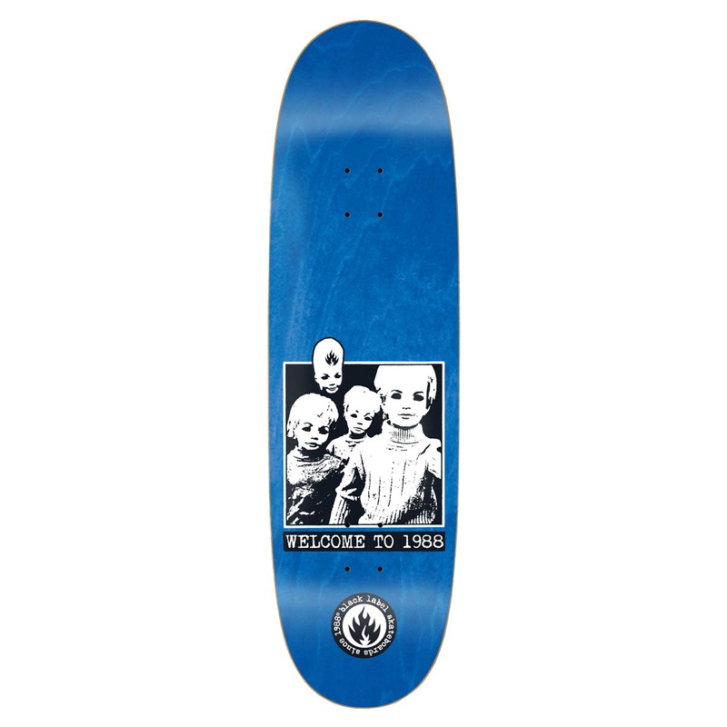 Black Label Welcome To 1988 Custom Egg Skateboard Deck – 9.00