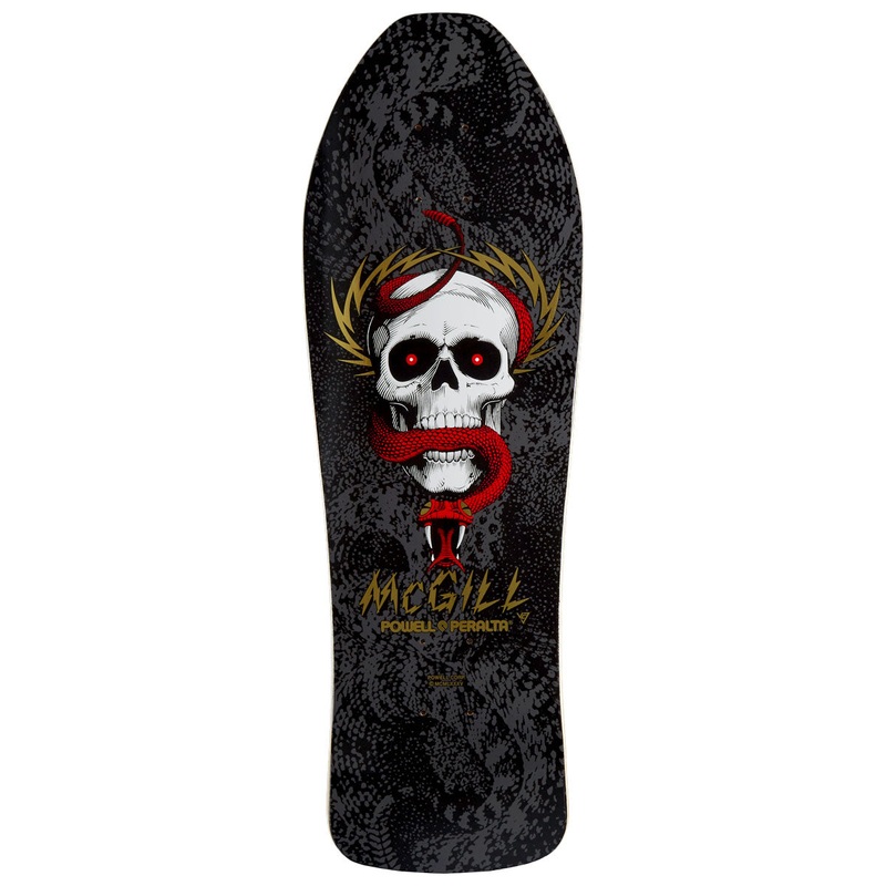 Bones Brigade Mike McGill Series 16 Skateboard Deck – Black – 10.00