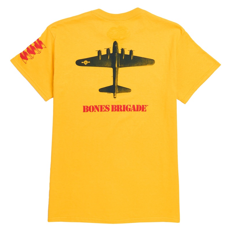 Bones Brigade OG Bomber T-Shirt – Gold