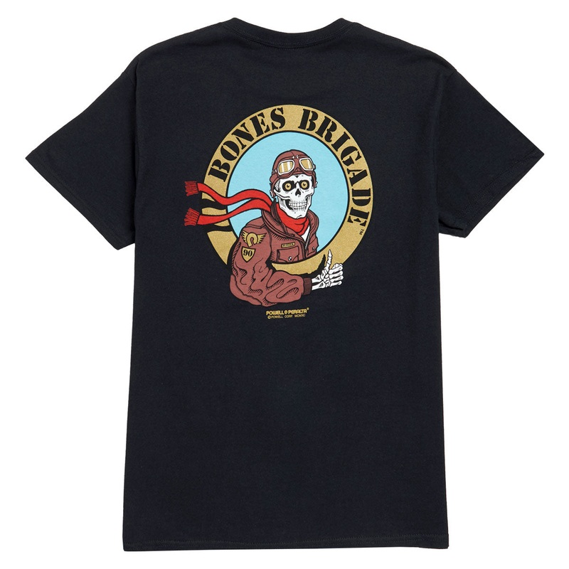 Bones Brigade Ripper Pilot T-Shirt – Black