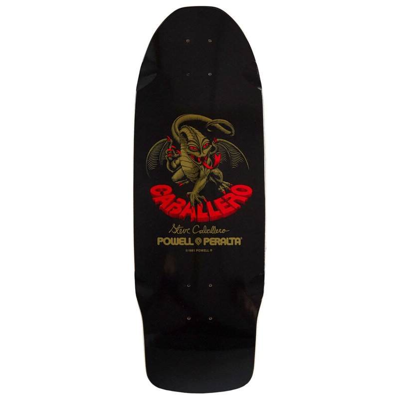 Bones Brigade Steve Caballero Series 16 Skateboard Deck – Black – 10.09