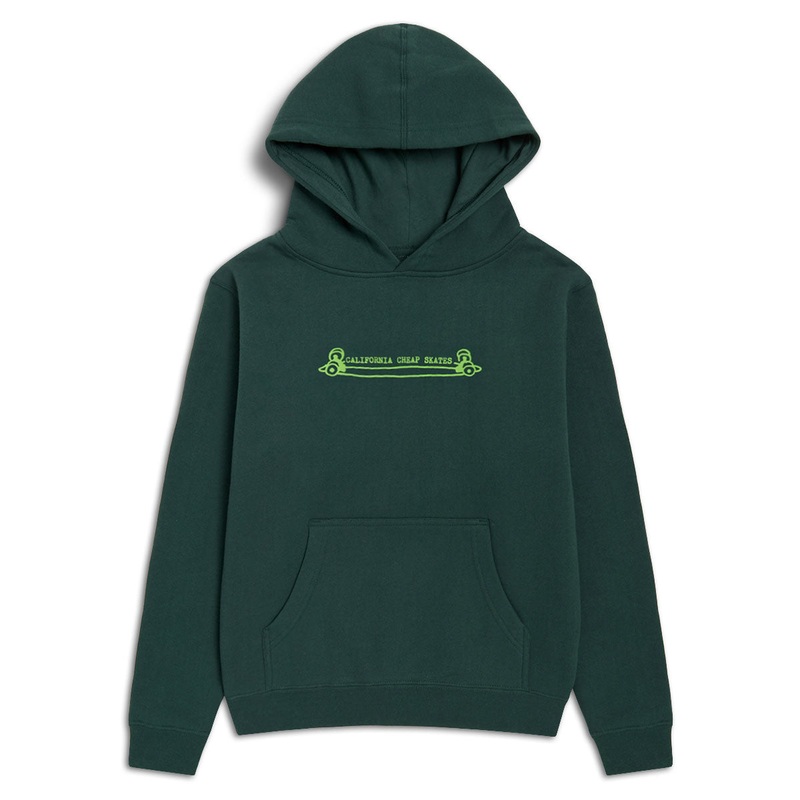 CCS Youth Heritage Cheap Skates Hoodie – Green – YXL