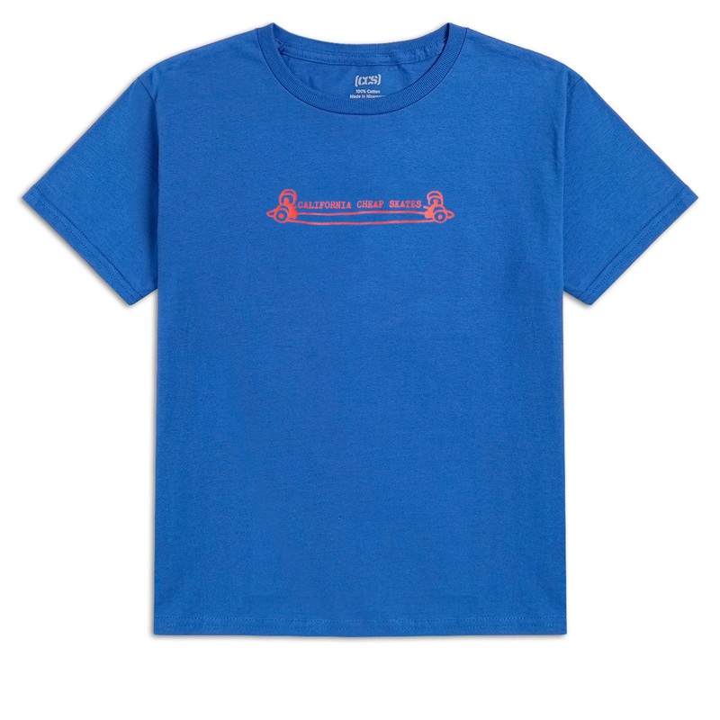 CCS Youth Heritage Cheap Skates T – Shirt – Blue – YLG