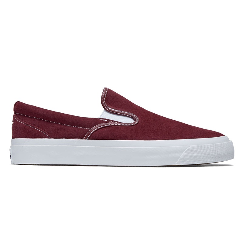 Converse One Star CC Slip Pro Shoes – Deep Bordeaux/White/White