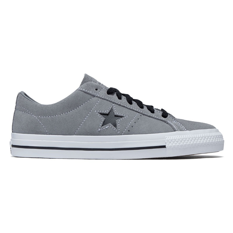 Converse One Star Pro Ox Shoes – Classic Grey/Black/White