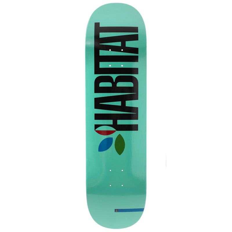 Habitat Apex Bold Twin Skateboard Deck – Mint – 8.375