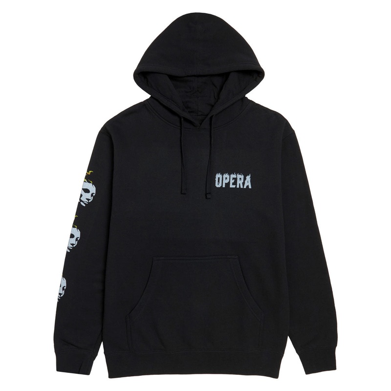 Opera Fire Mask Hoodie – Black