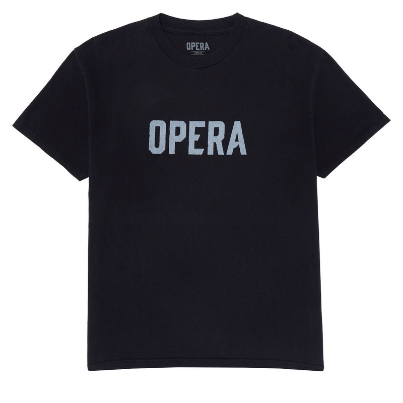 Opera Font T-Shirt – Black